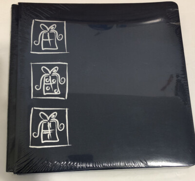 Creative Memories Collection 12x12, 12x8 Leather Album in box w/15 White Pages-image