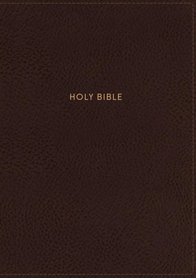 NKJV, Journal the Word Reference Bible, Leathersoft, Brown, Red Letter, Comfort -image