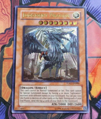 ✨Judgment Dragon UTR Ultimate Rare TU01-EN000 Yugioh Card English Turbo Pack #2-image