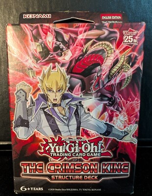 YuGiOh ​The Crimson King Structure Deck 1st Edition Sealed NEW-image