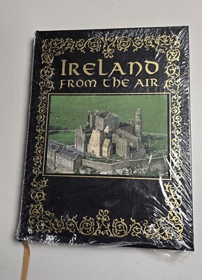 Easton Press IRELAND FROM THE AIR - Federica De Luca Antonio Attini Leather Book-image