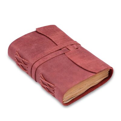 Leather Bound Journal - Fuchsia, 7