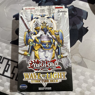 YuGiOh Wave of Light Structure Deck 1st Edition Factory Sealed-image