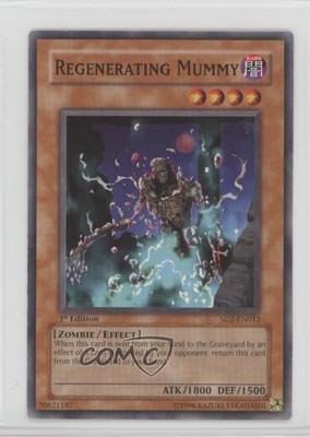 2005 Yu-Gi-Oh! Zombie Madness Structure Deck 1st Edition Regenerating Mummy 0ie5-image
