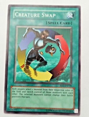 YuGiOh Creature Swap SD1 Structure Deck SD1-EN018 Unlimited - Uncirculated - NOS-image