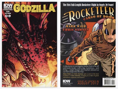 Godzilla #4 (NM/MT 9.8) HIGH GRADE Cover A Swierczynski Howard Cover 2012 IDW-image