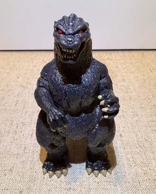 1994 Godzilla King Of The Monsters Blue, Red Eyes TOHO 4 Inch Figure Vintage Toy-image
