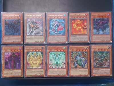 Yugioh - Original Structure Deck Cards 1st Edition Lot of 10 Red-Eyes Gilford-image