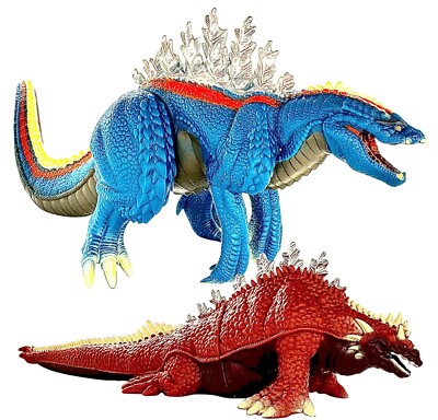 Brand New Set of 2 Godzilla Terrestris & Amphibia Singular Point Continuity Toys-image