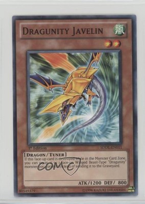 2011 Yu-Gi-Oh! Legion Structure Deck 1st Edition Dragunity Javelin 0b5-image