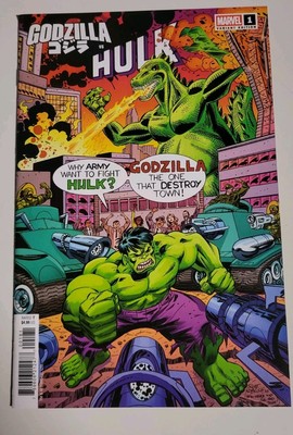 GODZILLA VS. HULK #1 04/16/2025 VF+ KOBLISH VARIANT MARVEL COMICS-image