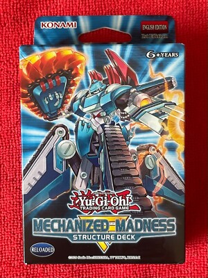 Yugioh! Mechanized Madness Structure Deck - 1st Edition - New - Unopened-image