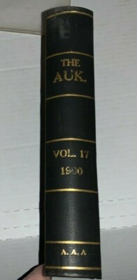 THE AUK A QUARTERLY JOURNAL OF ORNITHOLOGY Volume 17 1900 Color Plates Rare-image