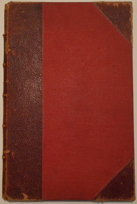 1878 ENGLISH DRAUGHT PLAYER NATIONAL CHECKER JOURNAL Half Leather Bound-image