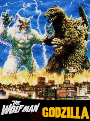 The WOLFMAN VS GODZILLA [DVD] FAST FREE SHIPPING! 🔥 Monster Kaiju-image