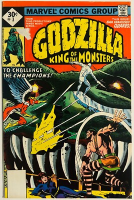 Marvel Comics (1977) Godzilla #3 Whitman Variant Doug Moench/ Herb Trimpe FN+-image