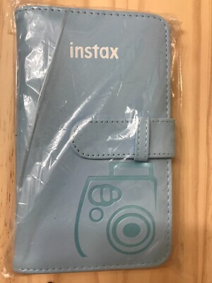 72 Pockets Fujifilm Instax Mini Photo Album- Blue Instant Camera Photo Album-image