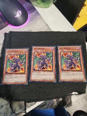 X3 Yugioh Vice Dragon #SDDC-EN009 Structure Deck: Dragons Collide LP-image