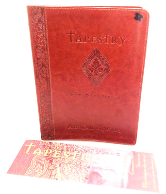 Adrian Rogers 2013 TAPESTRY Faith & Forgiveness Leather Bound Journal NEW w/Flaw-image