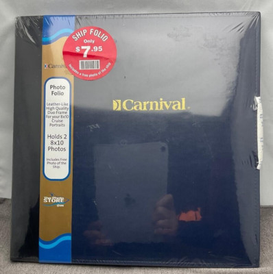 Vintage Carnival Cruise Photo Album - Hold Two - 8 x 10's w/ high quality mounts-image