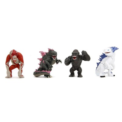 Godzilla x Kong 2.5 Inch Die-Cast Figure 4-Pack | Godzilla, Kong, Skar, Shimo-image