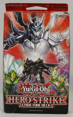 Yu-Gi-Oh Hero Strike Structure Deck Trading Card Game TCG 1st Edition New Sealed-image