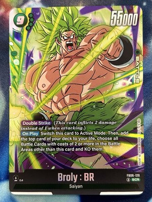 Broly : BR FB06-120 Secret Rare	Dragon Ball Card Rivals Clash-image
