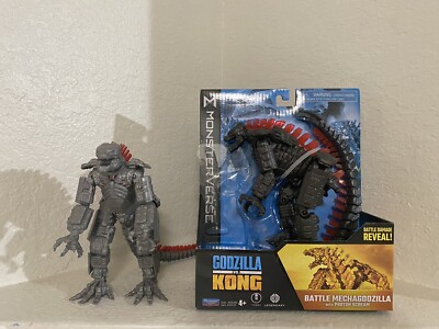 Battle Mechagodzilla Playmates Articulated 6” Figures Lot of 2 Godzilla 2021-image