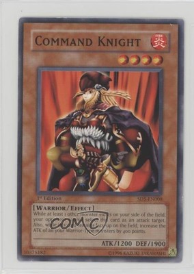 2005 Yu-Gi-Oh! Warrior's Triumph Structure Deck 1st Edition Command Knight 0ie5-image
