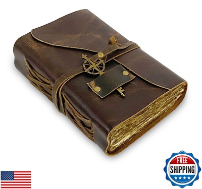 Wanderings Vintage Leather Journal - 6