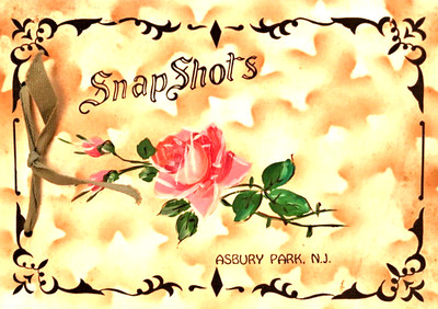 1960's Asbury Park New Jersey Leather SnapShots Scrapbook Photo Picture Album-image