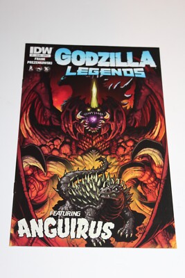 Godzilla Legends 1 NM- Anguirus  2011 Variant Cover C BOARDED 1st print NICE HTF-image