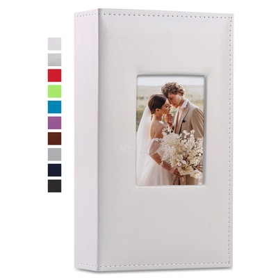 Vienrose Photo Album 4x6 300 Photos Leather Cover Extra Large Capacity Picture-image