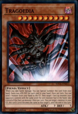 2017 Yu-Gi-Oh Structure Deck Cyberse Link 1st Edition #SDCLEN013 Tragoedia C-image