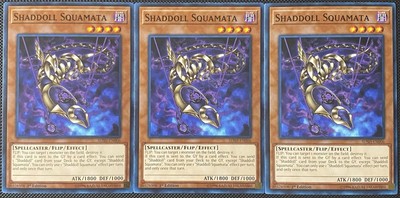Shaddoll Squamata SDSH-EN006 Structure Deck: Shaddoll Showdown-1st Edition (x3)-image