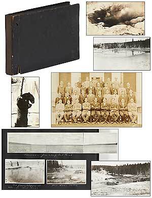 Milton S MULLOY / Photo Album Stonyhurst Waterbury Connecticut and Yellowstone-image