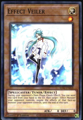 Yu-Gi-Oh Albaz Strike Structure Deck Effect Veiler 2022 SDAZ-EN018 Common 1st Ed-image