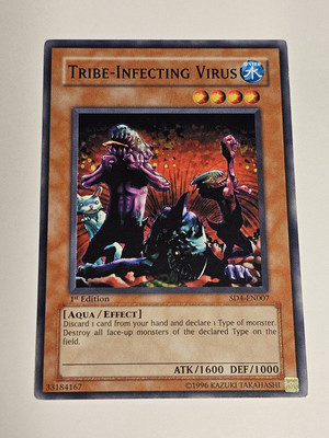 Tribe-Infecting Virus SD4-EN007 YuGiOh Structure Deck: Fury from the Deep-image