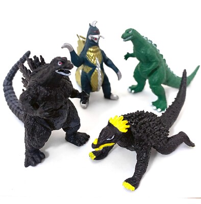 Godzilla Toho Gigan Anguirus Godzilla Jr Monsterverse Lot of 4 Mini Figures-image