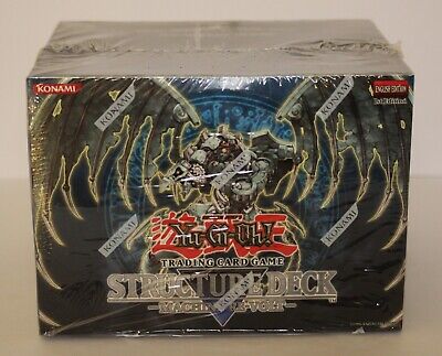 Yugioh 2007 Machine Re-Volt 1st Ed Structure Deck Display Case (8 Decks Total)-image