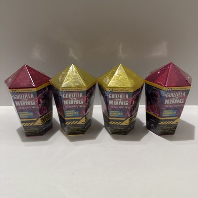Godzilla X Kong The New Empire Hollow Earth Crystals Surprise Monster Set Of 4-image