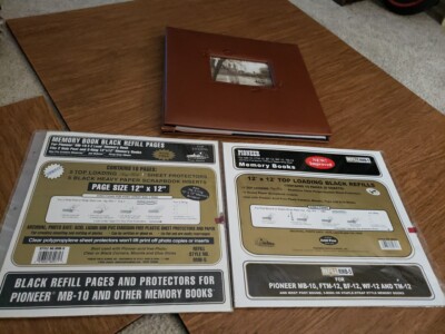 Pioneer Embossed Leatherette Post Bound 12