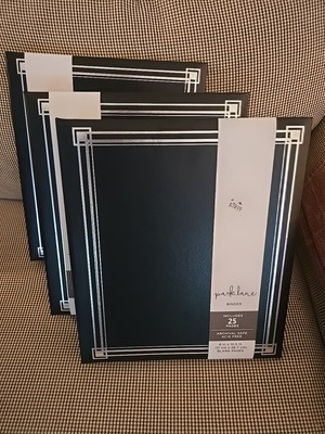 3-Ring Bind Phot Alb. 25 pgs/Self Adhes/Archive Safe/Blk/orig $39.99 ea X 3!!!-image