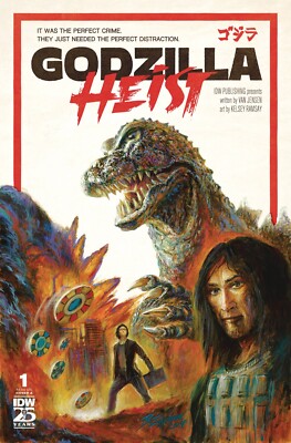 Godzilla Heist #1 CVR A Eggleton Cover Variant 2/19 IDW-PRH Comics-image