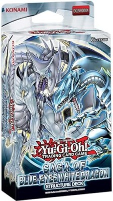 DECK ONLY Saga of the Blue Eyes White Dragon Structure Deck Yugioh TCG Brand New-image