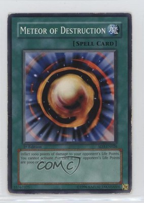 Meteor of Destruction 1st Ed. YuGiOh Blaze Structure Deck #SD3-EN026 2005 0rq9-image