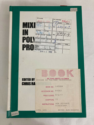 Chris Rauwendaal Plastics Engineering Mixing in Polymer Processing 1991-image