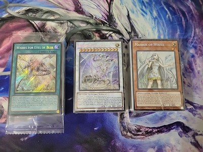 3x BLUE-EYES WHITE DESTINY STRUCTURE DECK With ALL 3 Secret Promos Sealed Decks-image