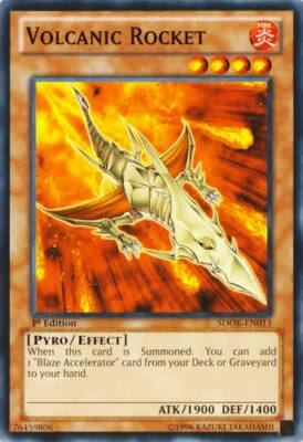 Yu-Gi-Oh! - Volcanic Rocket  (SDOK-EN013) - Structure Deck Onslaught of the Fire-image