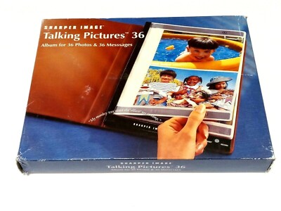 Sharper Image Talking Pictures 36: Album for 36 Photos & Messages-image